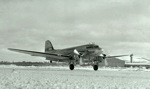 DC-3 laskussa